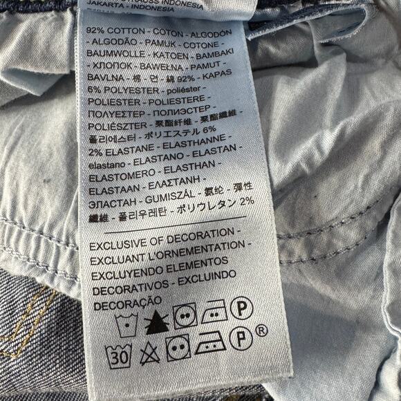 Levi’s 721 Womens SZ 34 Hi-Rise Skinny Jeans Distressed Rips Stretch Zip-Fly - Picture 11 of 12